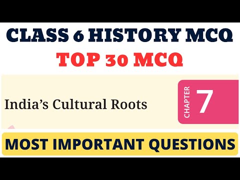 Best MCQ India's Cultural Roots History // Important MCQs NCERT #mcqncert