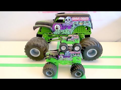 MONSTER JAM | GRAVE DIGGER TRAFFIC JAM |  EL TORO LOCO | HOT WHEELS MONSTER TRUCKS | SCOOBY DOO