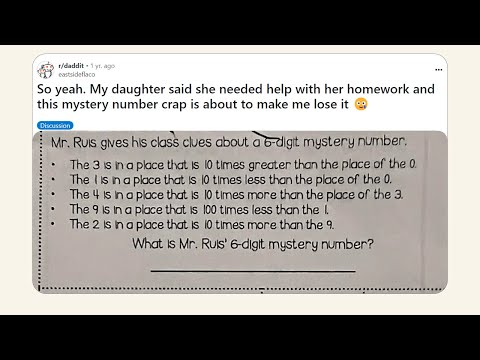 Homework baffles dad and stumps AI tools. Can you figure out the mystery number?