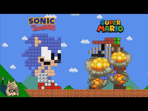 Robo Sonic would be OP in Super Mario Bros (Mario Cartoon Animation)