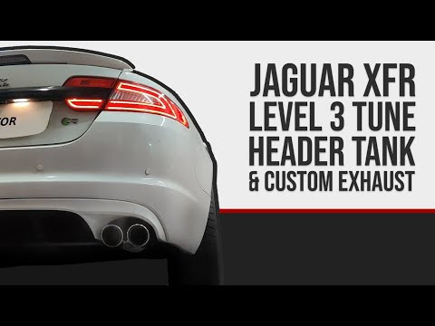 Level 3 Tune, EPIC Custom Exhausts and Header Tank on a Jaguar XFR!