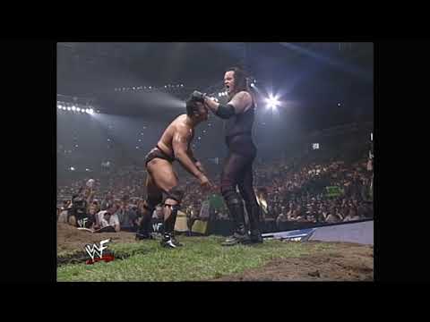 The Undertaker & Big Show vs  Rock & Mankind   Buried Alive Match  SmackDown, Sept  9, 1999