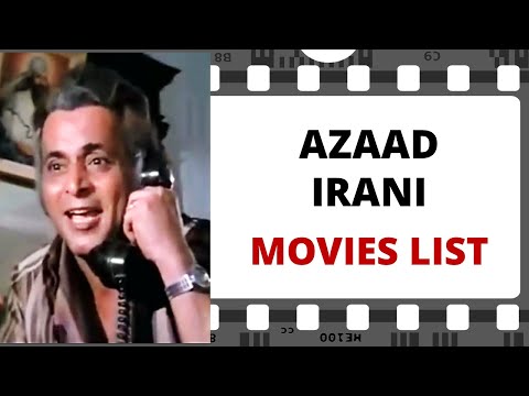 AZAAD IRANI Movies List | आज़ाद ईरानी मूवीज लिस्ट