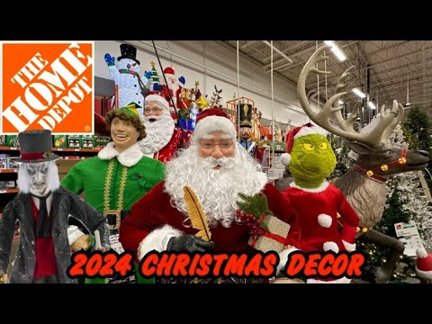 Home Depot NEW CHRISTMAS Decor 2024 Full Store Walkthrough (New Animatronics)