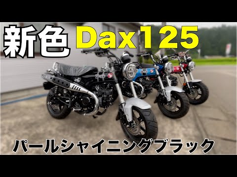 超速2025年モデル【新色Dax125】パールシャイニングブラック誰でもお手軽カスタムも紹介