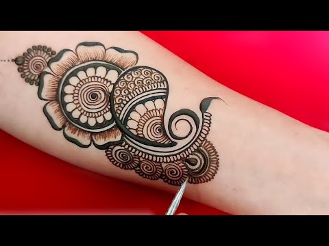 Easy Stylish Arabic mehndi designs |Latest new mehndi designs | Front hand mehandi |mehendi designs