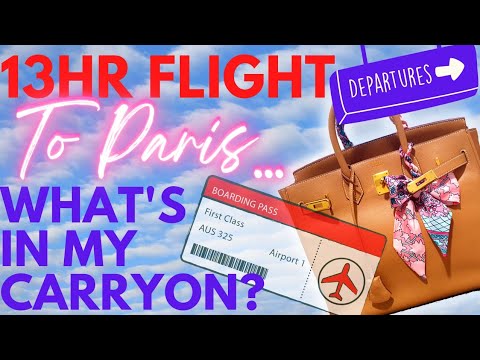 13HR FLIGHT TO PARIS, PACK WITH ME! | HERMES BIRKIN, KELLY OR LINDY?