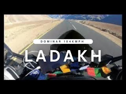 Ladakh Ride Dominar top speed at a height of 13000 feet. #dominar400cc #bajajdominar