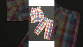 little girls dress design #littlegirlfashion #dresses #trousers #viralvideo