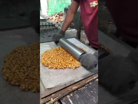 Bulk Quantity making of Peanut Chikki in Surat, Gujarat #chikki #peanutchikki #winterfoods #ytshorts