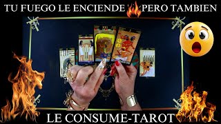 🔥TU FUEGO NO SOLO ENCIENDE A ESA PERSONA🔥HOY LE ESTA CONSUMIENDO❗ ❗💔TAROT LECTURA DE CARTAS❤️AMOR❤️