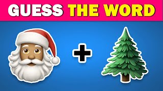 Guess the WORD by Emoji? 🎅🎄 Christmas Quiz