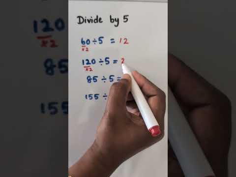 Math Tricks l l Divide by 5 #mathshack #mathstricks #divisiontricks #mathtipsandtricks