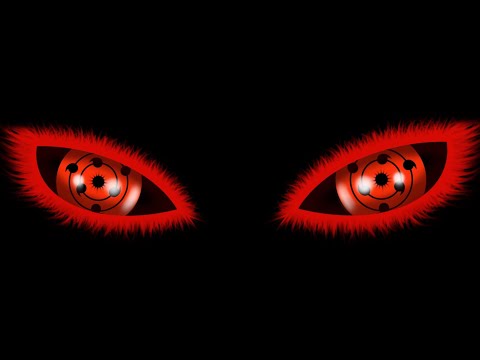 Spooky Eyes for Helmets | Naruto eyes animated 4K |