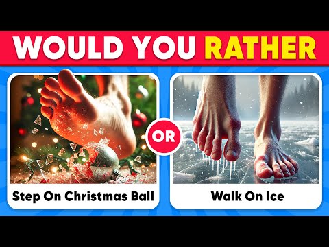 Would You Rather...? 100 HARDEST Choices Ever! 😱🎅 Christmas Edition