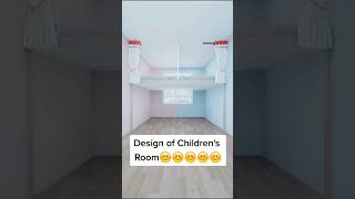 Design of Children's Room #shorts #childrenroom #DIY