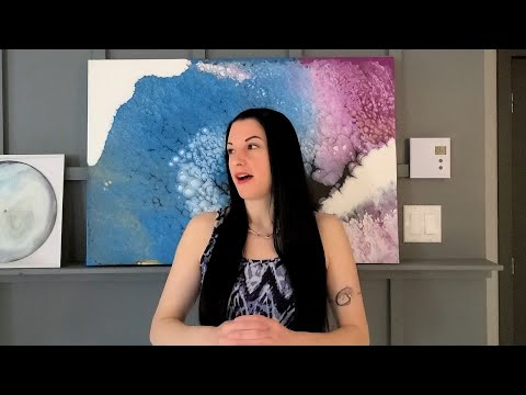 Fluid Art & Science = Incredible paint Reactions (Soothing Art Video)