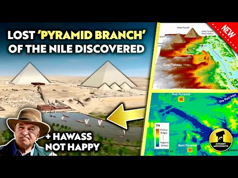 LOST 'Pyramid Branch' of the River Nile Discovered + Hawass Not Happy | Ancient Architects