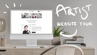 A tour of my artist website & shop (+ tips for designing your own)