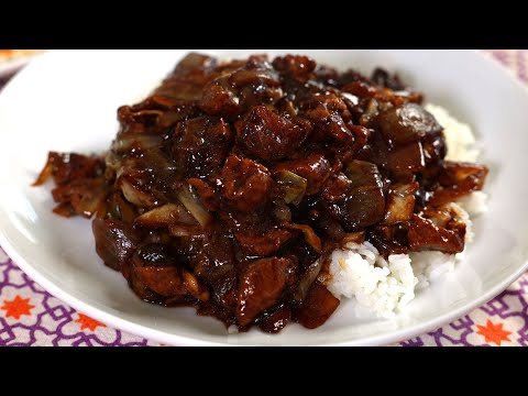 Rice with blackbean sauce (Jjajangbap: 짜장밥)