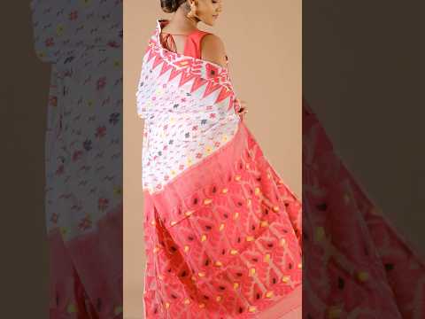 Discover the beauty of Jamdani Saree,a traditional Bengali masterpiece #jerryapp #shorts #shortvideo