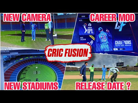 CRICK FUSION KA TABAHI🔥|| 20+ FEATURES WITH CAREER MOD || RELEASE DATE CONFIRMED 😨