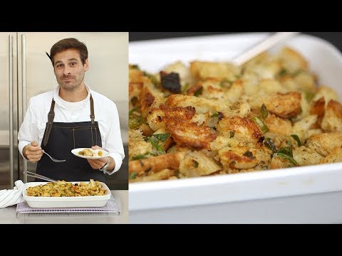 How to Make the Perfect Bread and Sage Stuffing - Kitchen Conundrums with Thomas Joseph