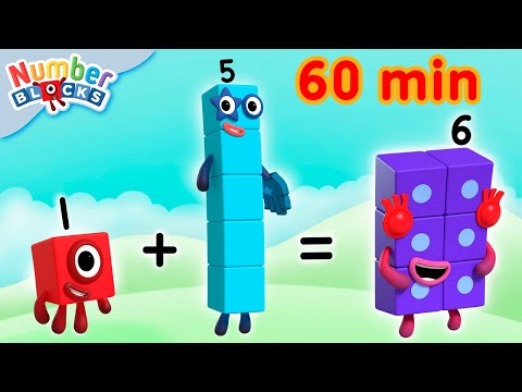 First Grade Math Compilation ➕ | Counting for Kids | 1 Hour of Full Episodes | @Numberblocks