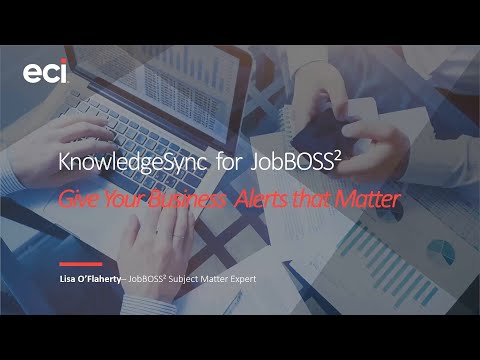 KnowledgeSync for JobBOSS² Overview