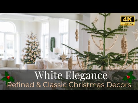 White Elegance | Christmas Decor Inspiration for Timeless and Classic Holiday Styling