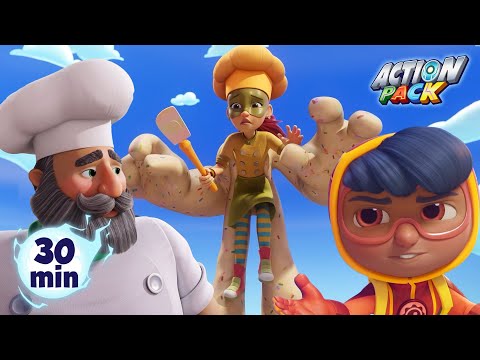 Donut Dodge! Clay Takes on the Baker Bandit! 🍩💥 | Action Pack | Kids TV Shows | Cartoons For Kids