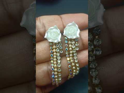 Diy earrings 🌼🌼 #shorts #creative #trending #diy #earrings #yt