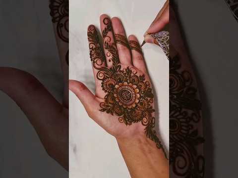 New Beautiful Intricate Henna design #henna #mehndi #mehandi #hennadesign