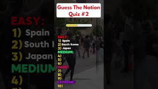 Guess The Nation Quiz #2 Easy To Extreme #quiz #triviaadventure #easytoextreme #facts #triviatime