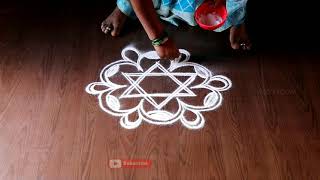 daily simple rangoli | navaratri special rangoli designs | vasugi kolam | daily mugguluu