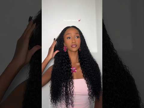 THIS IS MY HAIR!! V PART WIG INSTALL🎀💕 #getreadywitme #grwm #vpartwig #wigs #wigtutorial #beauty