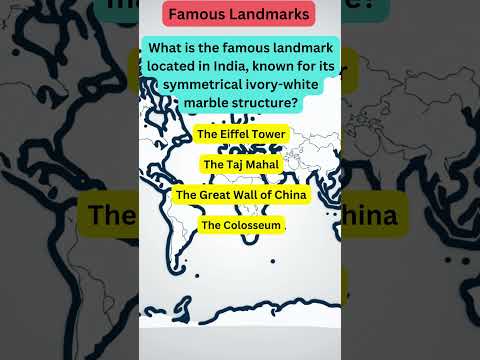 Trivia || Famous Landmarks || 1   #geographychallenge #countryfacts #culturalexploration