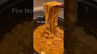 How to make the VIRAL Creamy Cheesy BULDAK Spicy 🔥 Carbo Ramyun Noodles Hack 🍜 #ramen #noodles