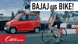 New Bajaj Qute vs Bicycle - Drag Race!