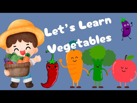 Vegetables Song | Learn Veggies and Healthy Eating for Kids | ElephantRhymes | Sing Along & Have Fun