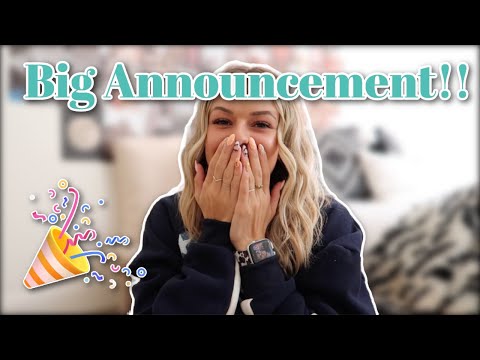 MY HUGE ANNOUNCEMENT!!