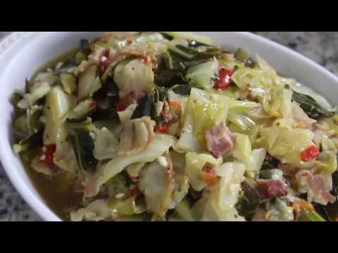 Soul Food Cabbage & Collard Greens | I Heart Recipes