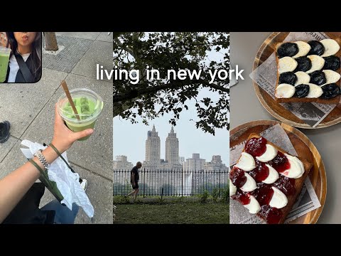 nyc vlog | first day at work, cafes, home shopping, pilates, alone time