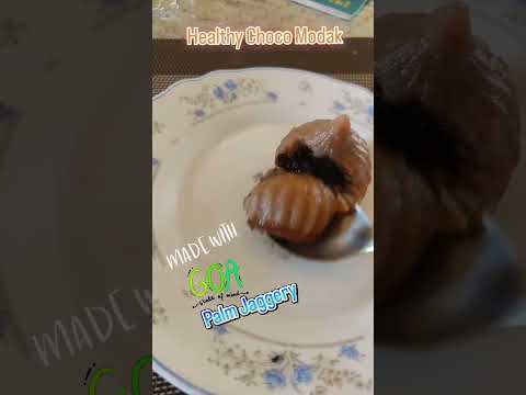 Healthy Choco Modak. Kids fall in love with it and name it chocolate modak #modak #kidsfavorite