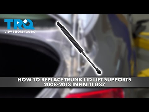 How to Replace Trunk Lid Lift Supports 2008-2013 INFINITI G37