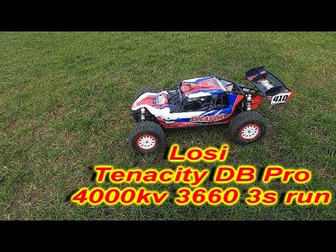 Losi Tenacity DB Pro Park Run. 3s Lipo