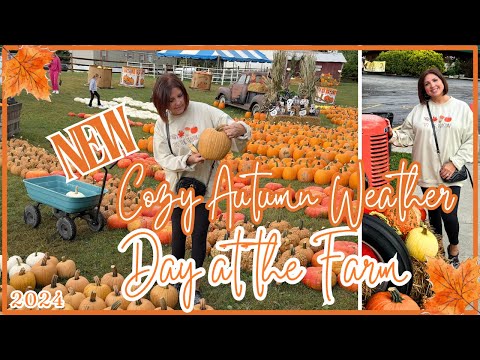 🍂Cozy Autumn Festive Day At The Farm 🍁| Pumpkins, Decor & Fall Sweet Treats🎃