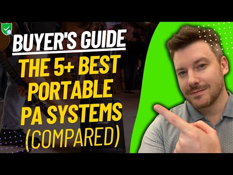 TOP 5 Best Portable PA Systems - Best Portable PA Speaker System Review (2024)