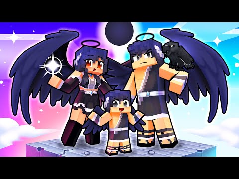 Having a DARK ANGEL FAMILY in Minecraft!