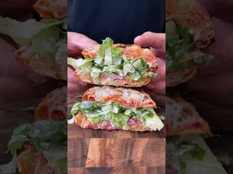 Caesaroni Sandwich #shorts #asmr #cooking